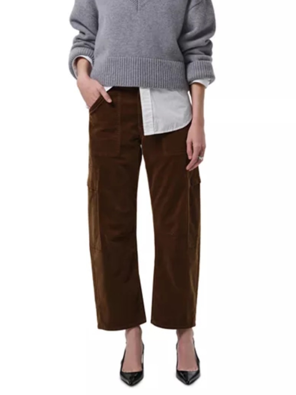 Citizens Of Humanity Marcelle Low Slung Cargo Pants in Manuka - worn once
